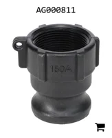 AGCO AG000811 Адаптер с наружной резьбой 1-1/2" и внутренней резьбой 1-1/2" Poly Cam Lever Coupling