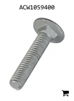 AGCO ACW1059400 Болт каретный с круглой головкой и квадратным подголовком