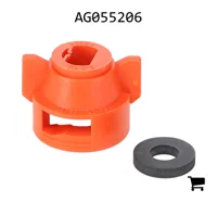 AGCO AG055206 Быстросъемный колпачок TeeJet для плоскоструйных распылителей большой производительности, оранжевый