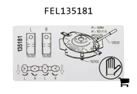 AGCO FEL135181 Декаль