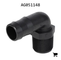 AGCO AG051148 Штуцер 90° с наружной резьбой 1-1/4" и штуцером под шланг 1-1/4"
