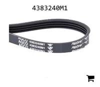 AGCO 4383240M1 Поликлиновой ремень, профиль PK4
