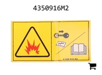 AGCO 4350916M2 Декаль