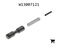 AGCO W13007121 Вилка быстроразъемного соединения серии AW10