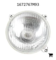 AGCO 1672767M93 Фара левая AGCO, DIP, лампа 45/40W в комплекте, только для Великобритании и Ирландии