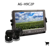 AGCO AG-H9C2P Монитор AGCO AgCam AHD 9" с двумя камерами и удлинительными кабелями