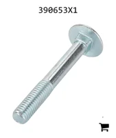 AGCO 390653X1 Болт каретный с круглой головкой и квадратным подголовком