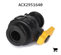 AGCO ACX2951640 Клапан манифольда с полным портом и одинарным соединением