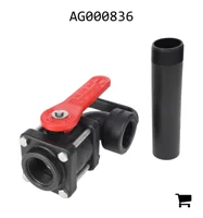 AGCO AG000836 Сопловой клапан 1-1/2" с углом 90°