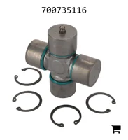 AGCO 700735116 Комплект крестовины и подшипника, диаметр крышки 36 мм, длина 89 мм