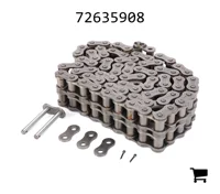 AGCO 72635908 Роликовая двухрядная цепь 16B (Европейский стандарт), 77 звеньев, со шплинтованным смещением