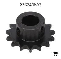 AGCO 236249M92 Звездочка в сборе, 15 зубьев, шаг 5/8"