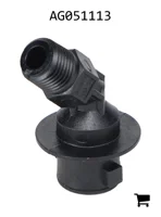 AGCO AG051113 Адаптер TeeJet, вход 1/4" MPT x быстросъемный колпачок TeeJet, 45⁰