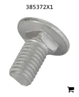 AGCO 385372X1 Болт каретный с круглой головкой и квадратным подголовком