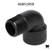 AGCO AG051058 Угол полиэтиленовый 90° 1"