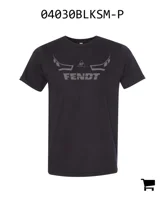 AGCO 04030BLKSM-P Футболка Fendt Grill, черная