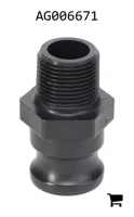 AGCO AG006671 Адаптер с наружной резьбой 3/4" для полимерного кулачкового соединения
