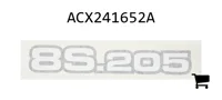 AGCO ACX241652A Декаль