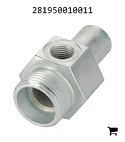 AGCO 281950010011 Фитинг контрольного порта давления