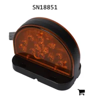 AGCO SN18851 Светодиодный проблесковый маячок янтарного цвета