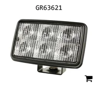 AGCO GR63621 Рабочая фара Trilliant® Mini LED WhiteLight™ с трапециевидным лучом