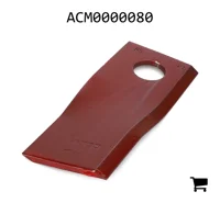 AGCO ACM0000080 Правый нож дисковой косилки 18 градусов