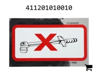 AGCO 411201010010 Маркировочная табличка