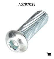 AGCO AG707028 Болт с полукруглой головкой и шестигранным углублением