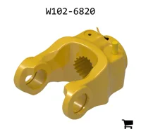 AGCO W102-6820 Вилка быстроразъемного соединения AB8 и AW24