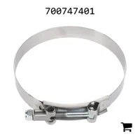 AGCO 700747401 Хомут T-Bolt, 4-3/4"