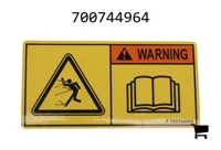 AGCO 700744964 Предупреждающая наклейка о взрыве