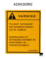 AGCO 4294369M2 Декаль