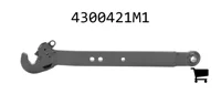 AGCO 4300421M1 Левый рычаг нижней тяги с крюком
