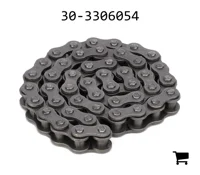 AGCO 30-3306054 Роликовая цепь, 46 шагов, с заклепками, бесконечная, #35