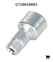 AGCO G710010085 Гидравлический фитинг шланга, C Cutoff 1,2", H1 stem Hex 11/16