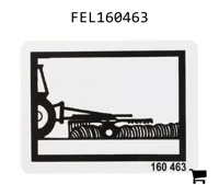 AGCO FEL160463 Декаль