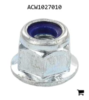 AGCO ACW1027010 Шестигранная гайка с фланцем и фиксатором