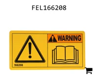 AGCO FEL166208 Декаль