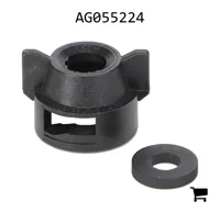 AGCO AG055224 Крышка TeeJet с круглым отверстием и фиксирующим выступом, черная