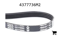 AGCO 4377736M2 Поликлиновой ремень, профиль PK4