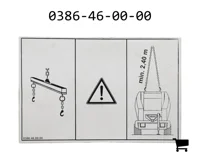 AGCO 0386-46-00-00 Клейкая плёнка
