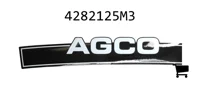 AGCO 4282125M3 Наклейка правая