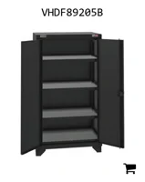 AGCO VHDF89205B Сверхпрочный полочный шкаф 91,4 см x 61 см x 152,4 см, общая высота 167,6 см