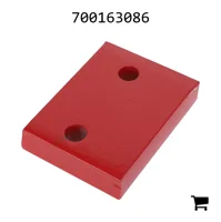 AGCO 700163086 Пластина