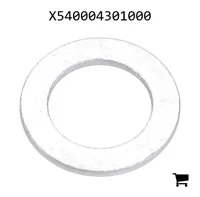 AGCO X540004301000 Уплотнительная шайба турбо муфты ВОМ