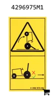 AGCO 4296975M1 Наклейка безопасности