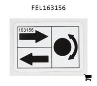AGCO FEL163156 Наклейка