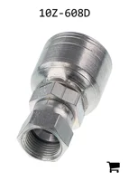 AGCO 10Z-608D Штуцер JIC 37° с поворотной гайкой