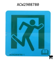 AGCO ACW2908780 Предупреждающая наклейка