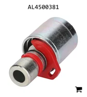 AGCO AL4500381 Штуцер шланга WEO 1/2" x 1/2"